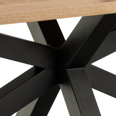 Stół do jadalni 220x76 w stylu industrialnym | Oryss Oak
